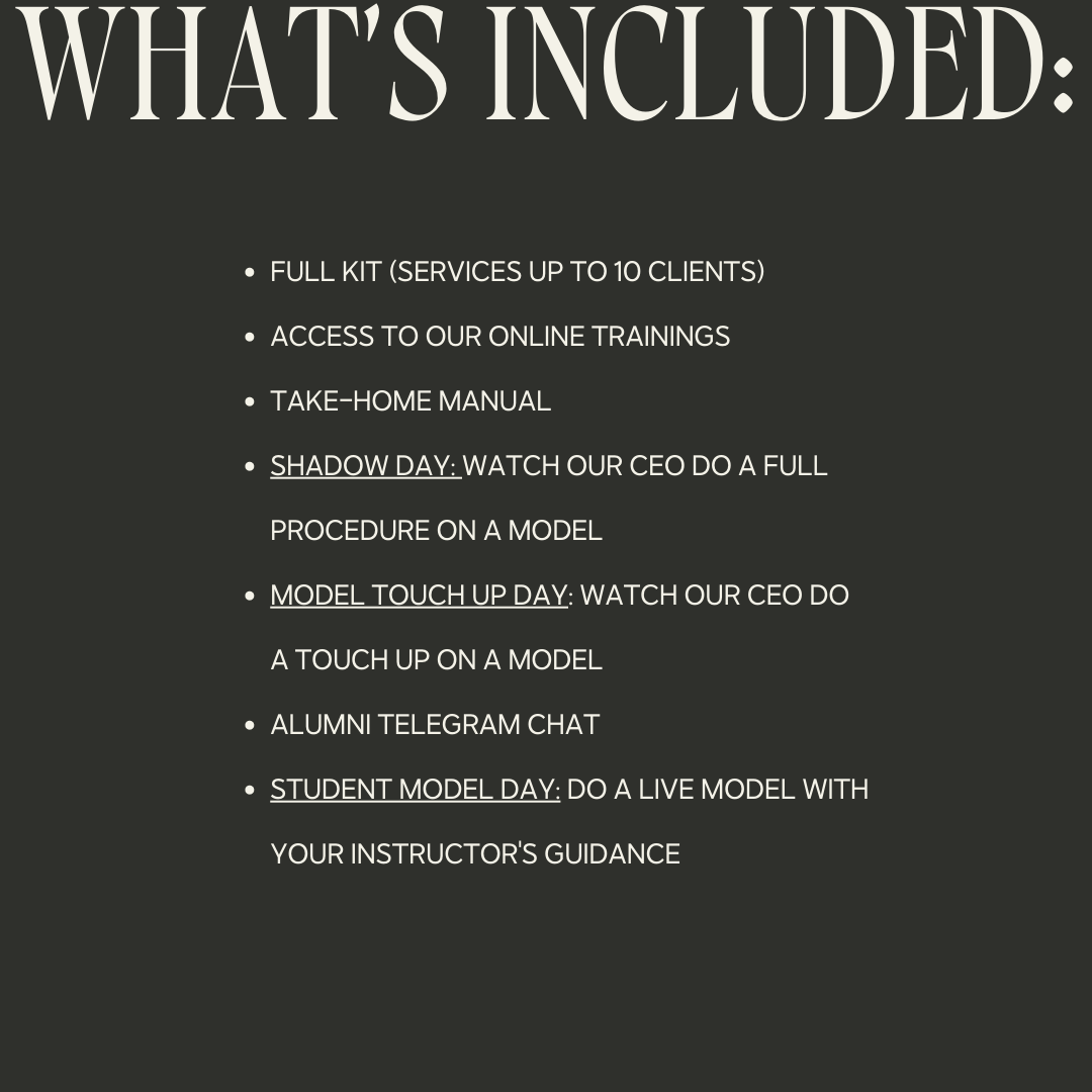 3 Day PMU Brow Training